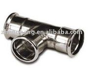 Press Connection V Profile Press Fittings Forged Carbon Steel Pipe Fittings
